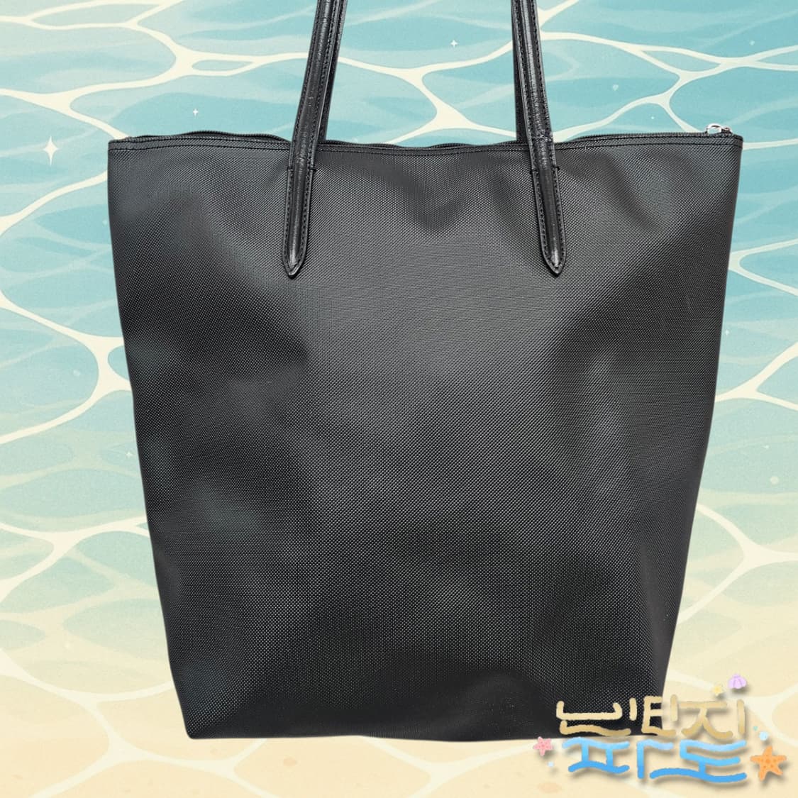 라코스테 버티칼 쇼퍼백 블랙 상품이미지9