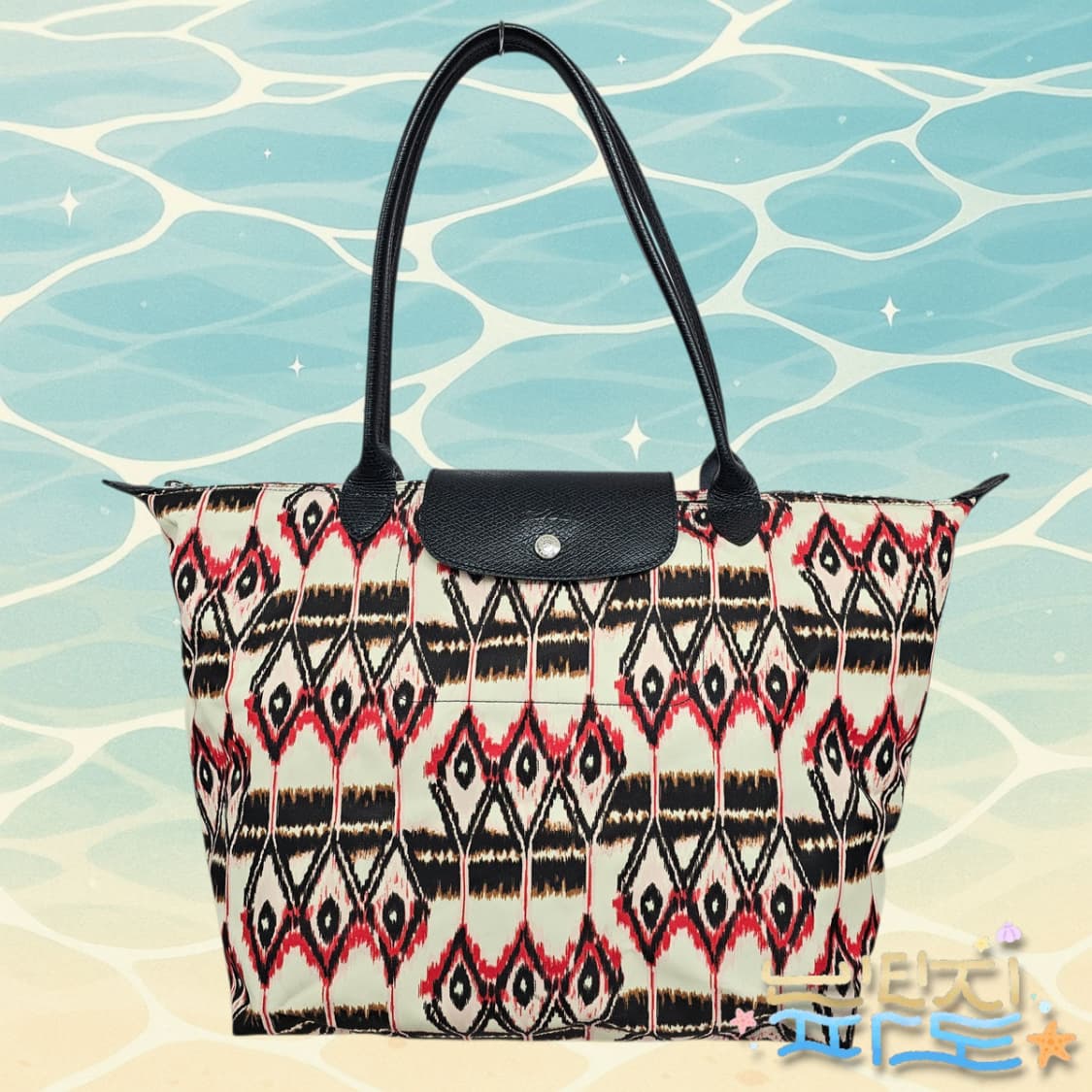 롱샴 르플리아쥬 이캇 토트 숄더백 상품이미지1