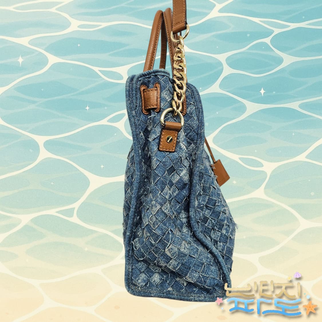 마이클코어스 해밀턴 데님 사첼백 상품이미지4