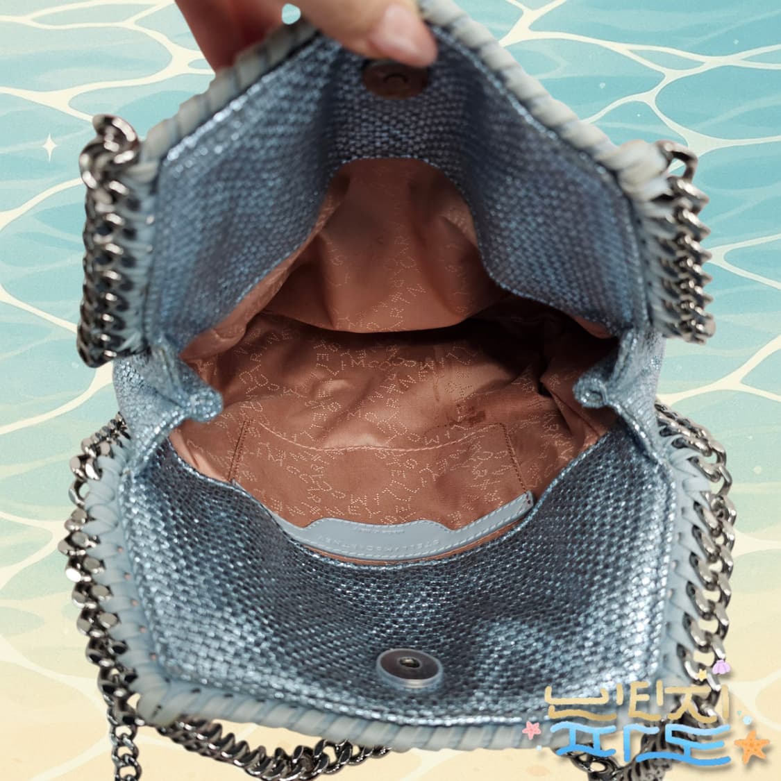 스텔라맥카트니 바비벨라 글리터 우븐백 스몰 상품이미지10