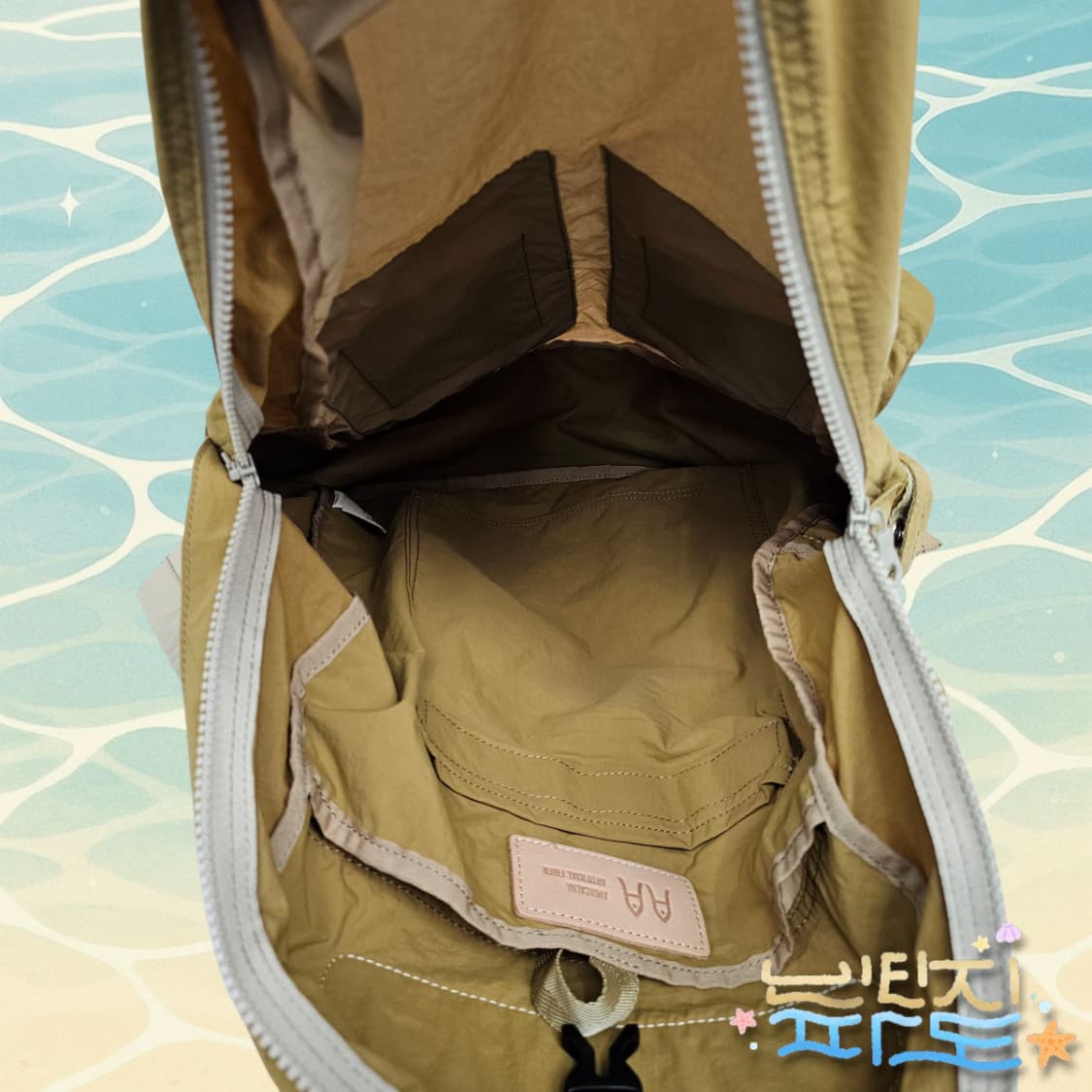 AMIACALVA 아미아칼바 투톤 쉬링크 나일론 백팩 24AW 상품이미지10