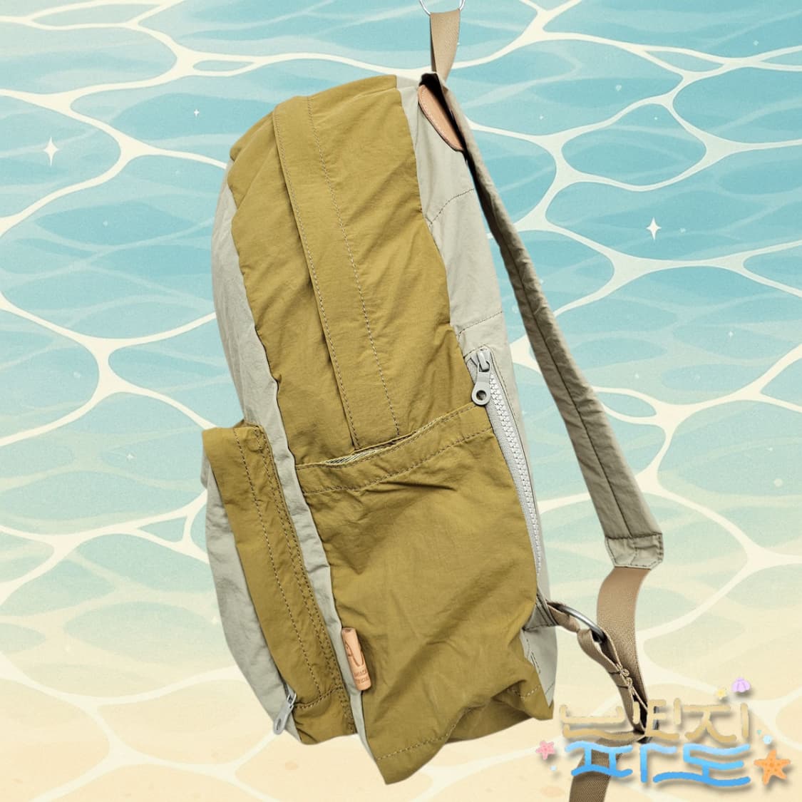 AMIACALVA 아미아칼바 투톤 쉬링크 나일론 백팩 24AW 상품이미지4