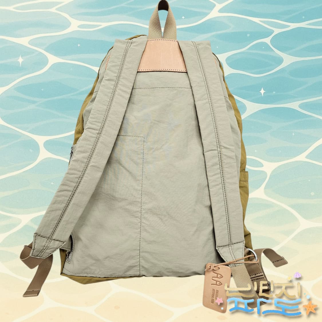 AMIACALVA 아미아칼바 투톤 쉬링크 나일론 백팩 24AW 상품이미지6