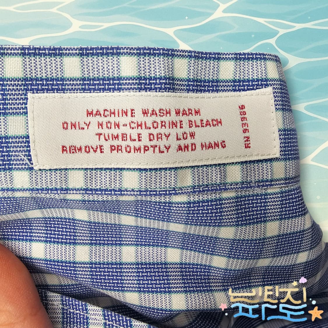 M 브룩스브라더스 논아이언 체크 포켓 셔츠 상품이미지7