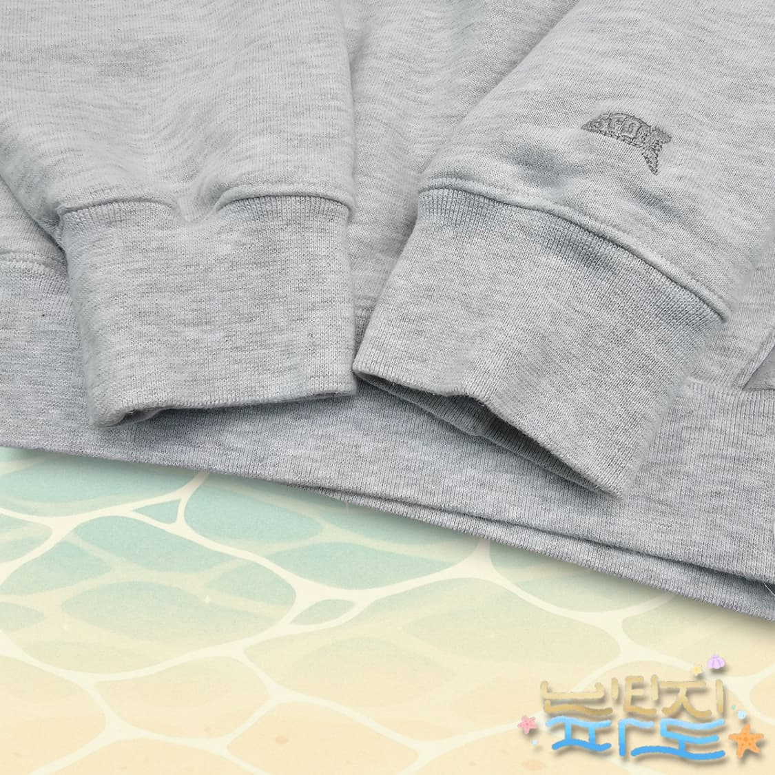 M 아웃스탠딩 NAVYPOINT 빈티지 자수 스웻후드 상품이미지5