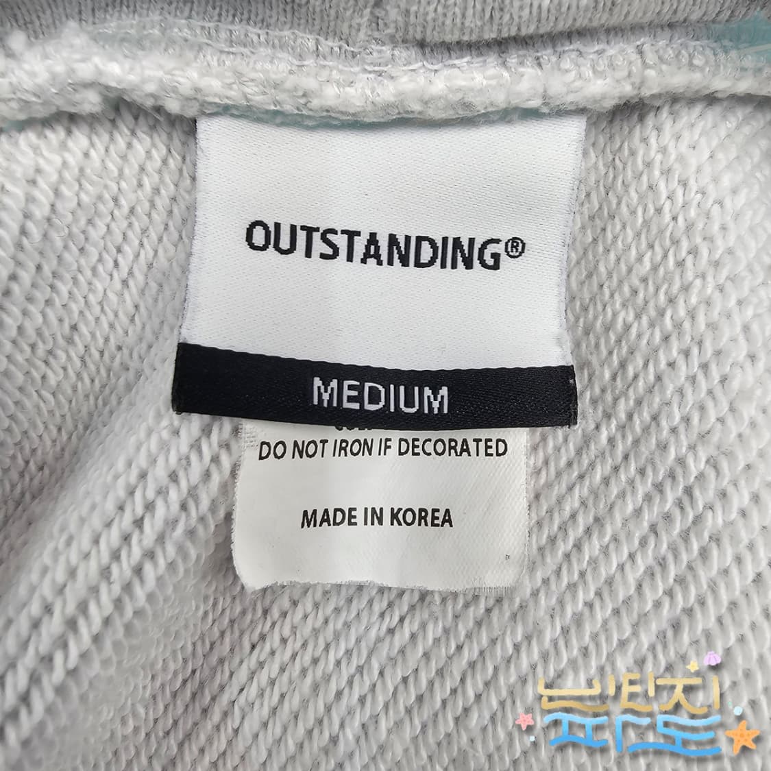 M 아웃스탠딩 NAVYPOINT 빈티지 자수 스웻후드 상품이미지6