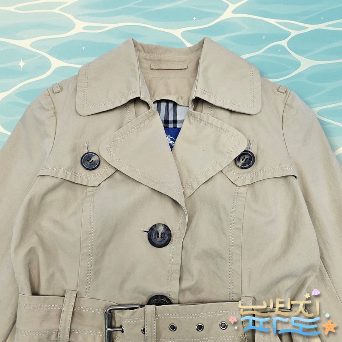 36 BURBERRY 버버리 런던 블루라벨 트렌치 코트 상품이미지2