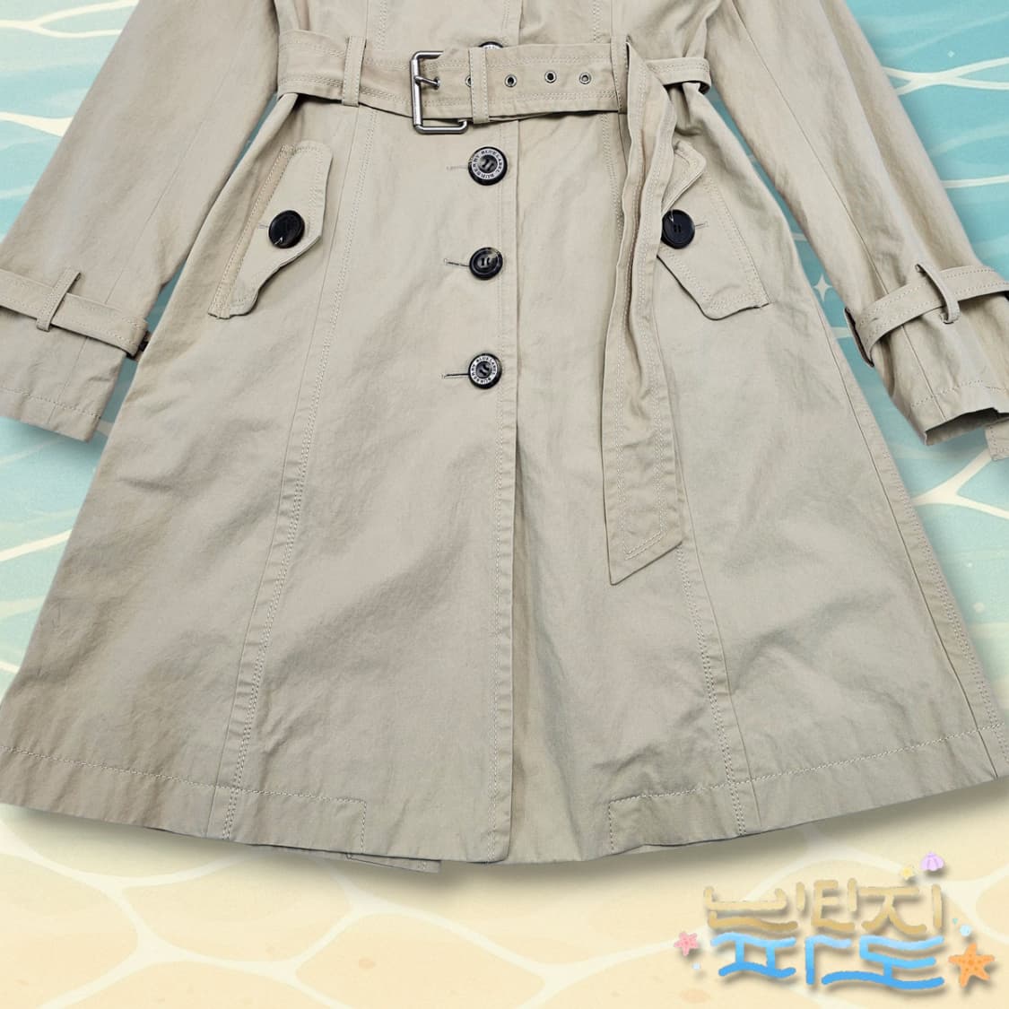 36 BURBERRY 버버리 런던 블루라벨 트렌치 코트 상품이미지3