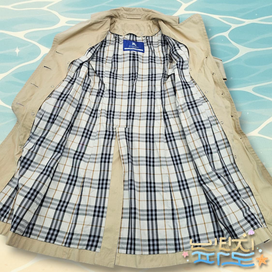 36 BURBERRY 버버리 런던 블루라벨 트렌치 코트 상품이미지6