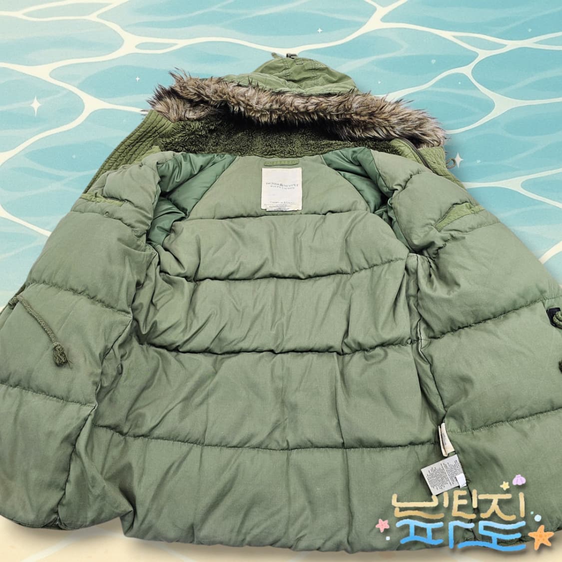 L POLO 폴로 데님앤서플라이 성조기 n3b 야상파카 상품이미지8