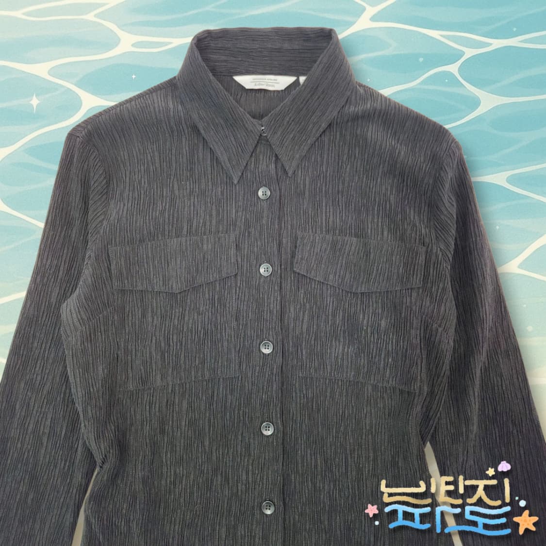 36 앤아더스토리즈 크링클 더블포켓 리오셀 셔츠 블라우스 상품이미지2