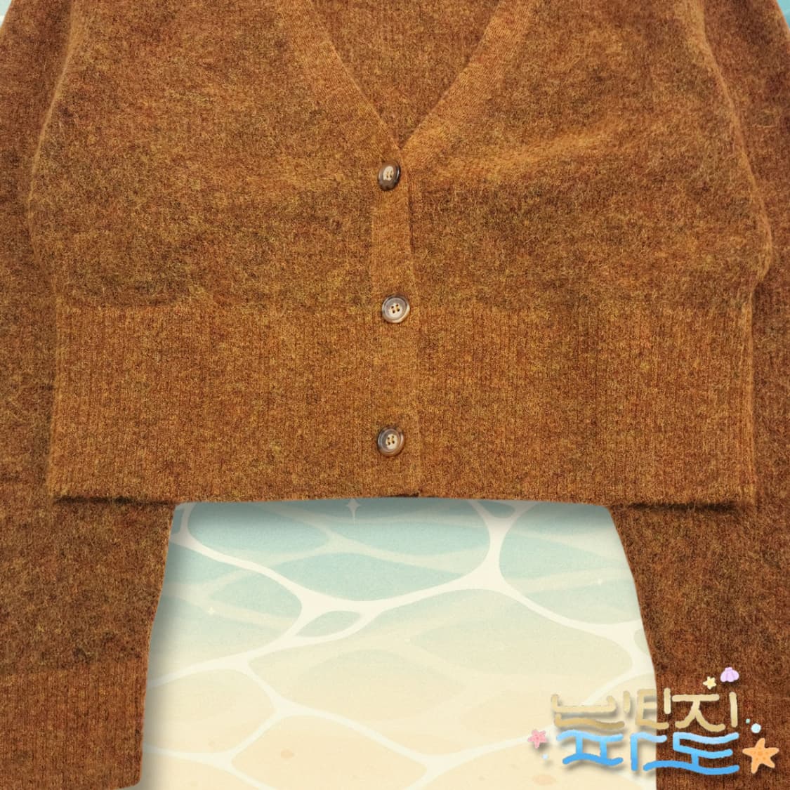 L 앤아더스토리즈 모헤어 브이넥 가디건 상품이미지3