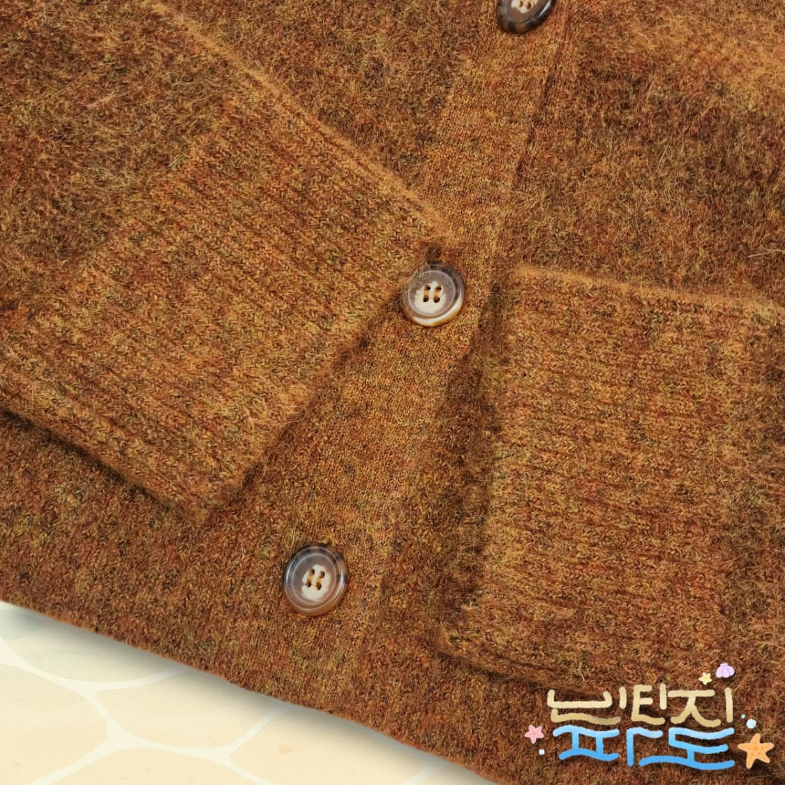 L 앤아더스토리즈 모헤어 브이넥 가디건 상품이미지4