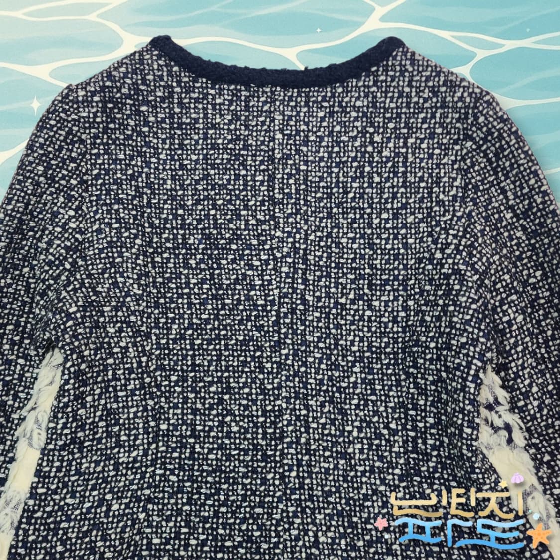 66 오즈세컨 13FW 모직 트위드 자켓 상품이미지7