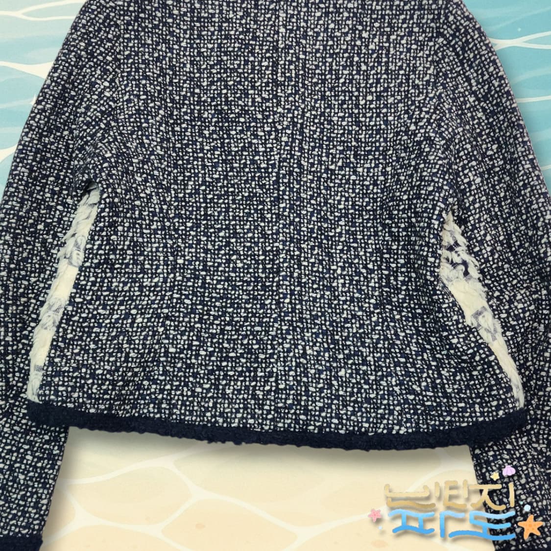 66 오즈세컨 13FW 모직 트위드 자켓 상품이미지8