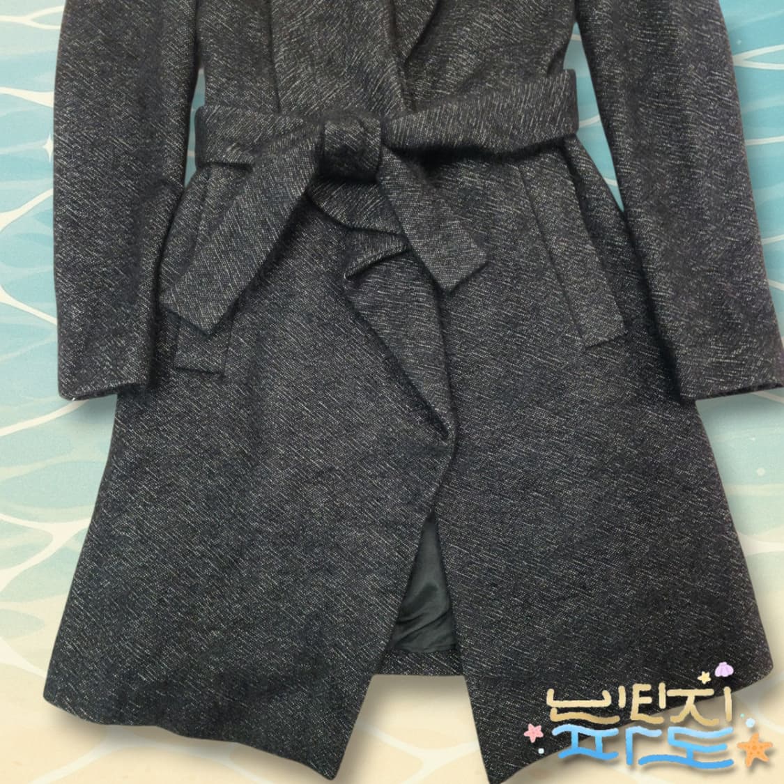 38 바네사브루노 앙고라 모헤어 벨티드 코트 상품이미지3