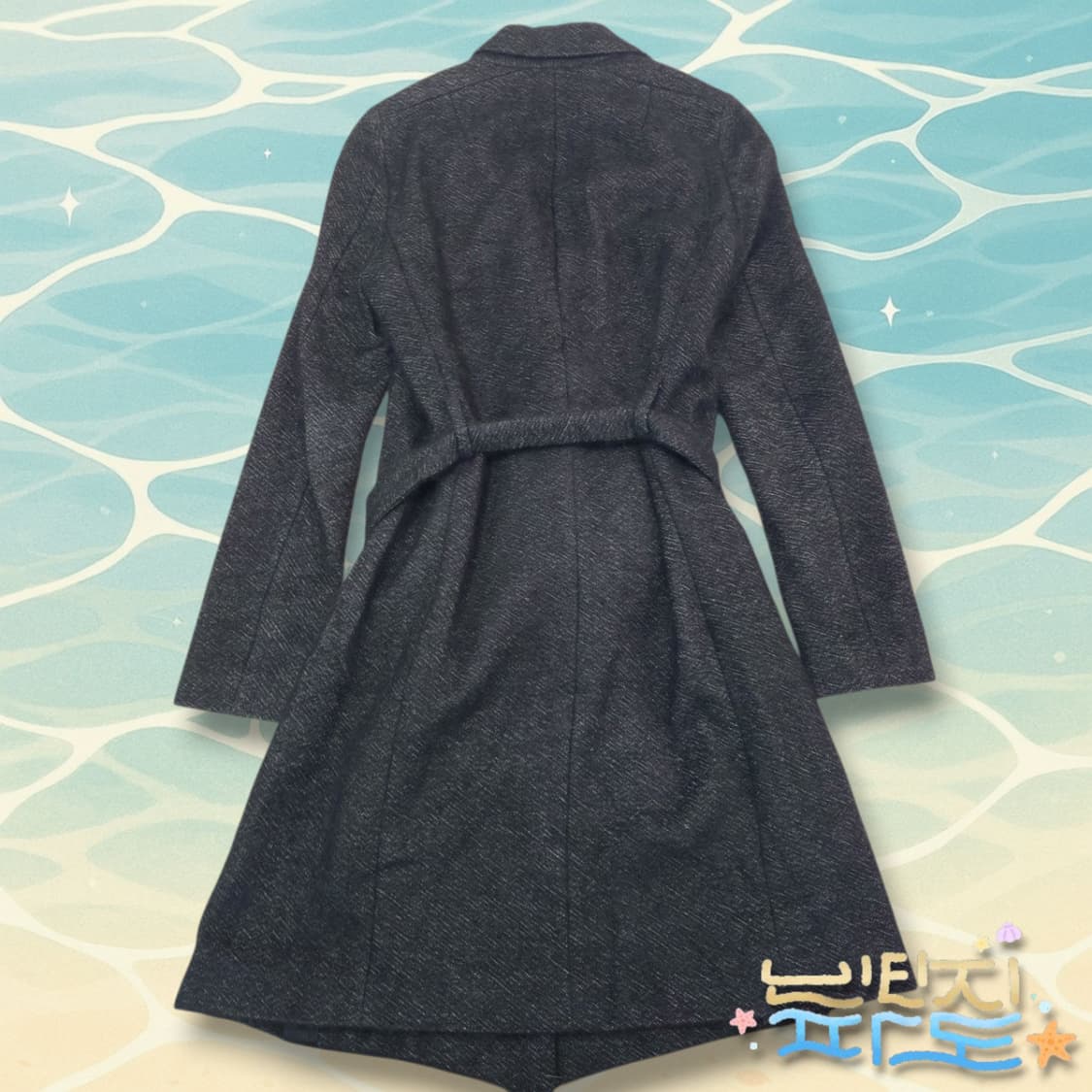 38 바네사브루노 앙고라 모헤어 벨티드 코트 상품이미지6