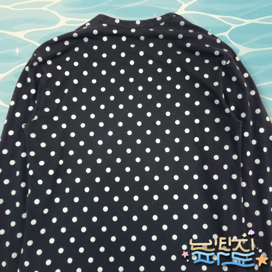 M 꼼데가르송 플레이 폴카 도트 패턴 탑 상품이미지6