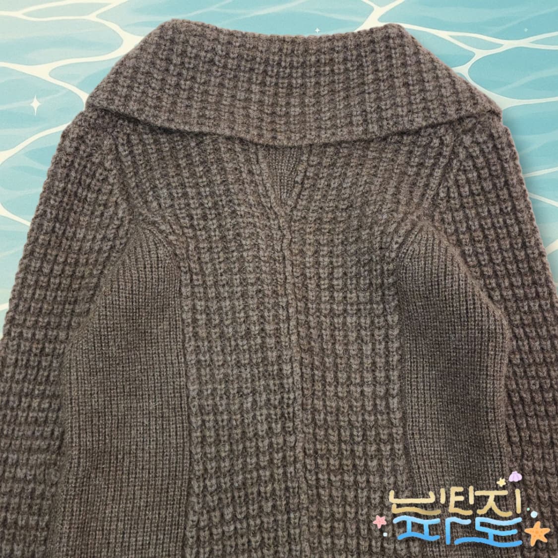 FREE TIME 한섬 타임 니트집업 코트 상품이미지7