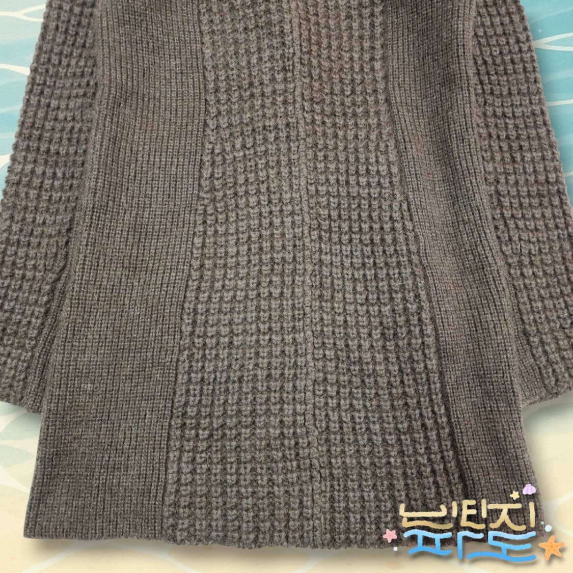 FREE TIME 한섬 타임 니트집업 코트 상품이미지8