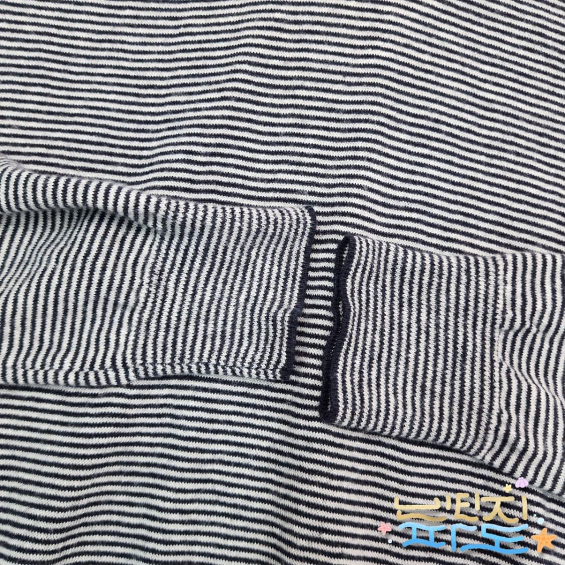 S 띠어리 브이넥 스트라이프 모 린넨 블랜드 니트 상품이미지4