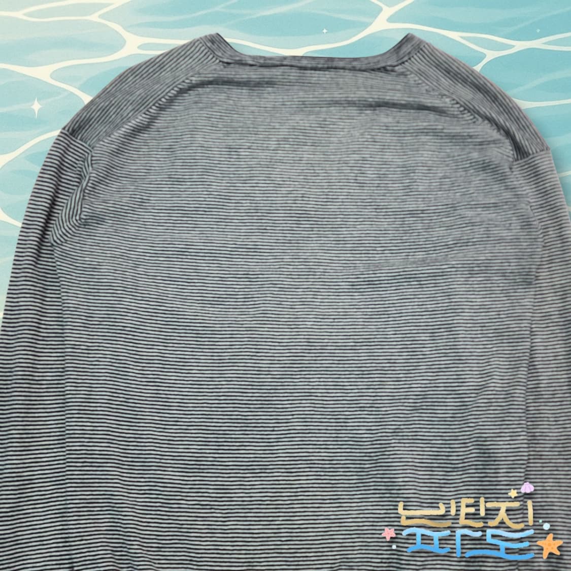 S 띠어리 브이넥 스트라이프 모 린넨 블랜드 니트 상품이미지7