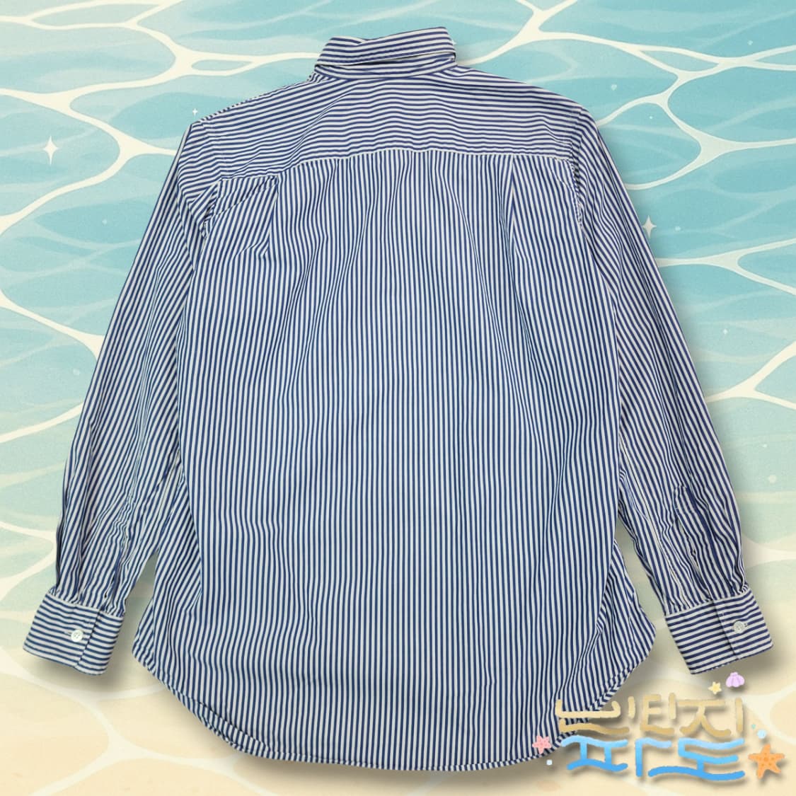 S 꼼데가르송 구형 스트라이프 셔츠 상품이미지6