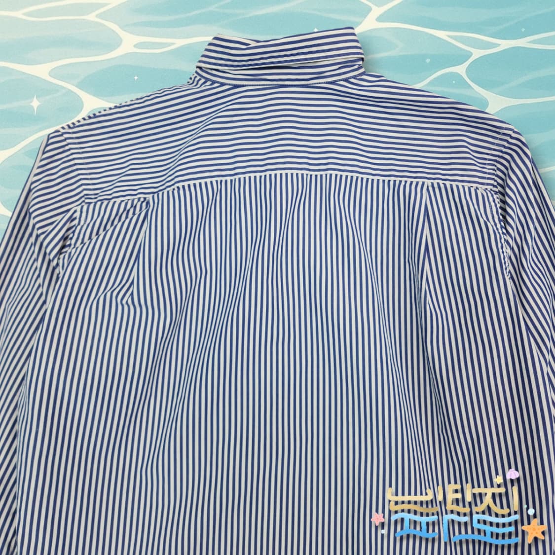 S 꼼데가르송 구형 스트라이프 셔츠 상품이미지7