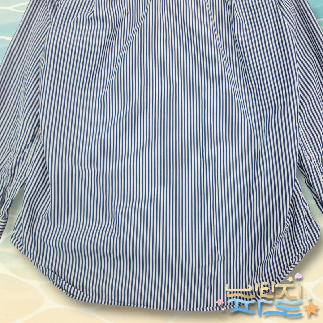 S 꼼데가르송 구형 스트라이프 셔츠 상품이미지8