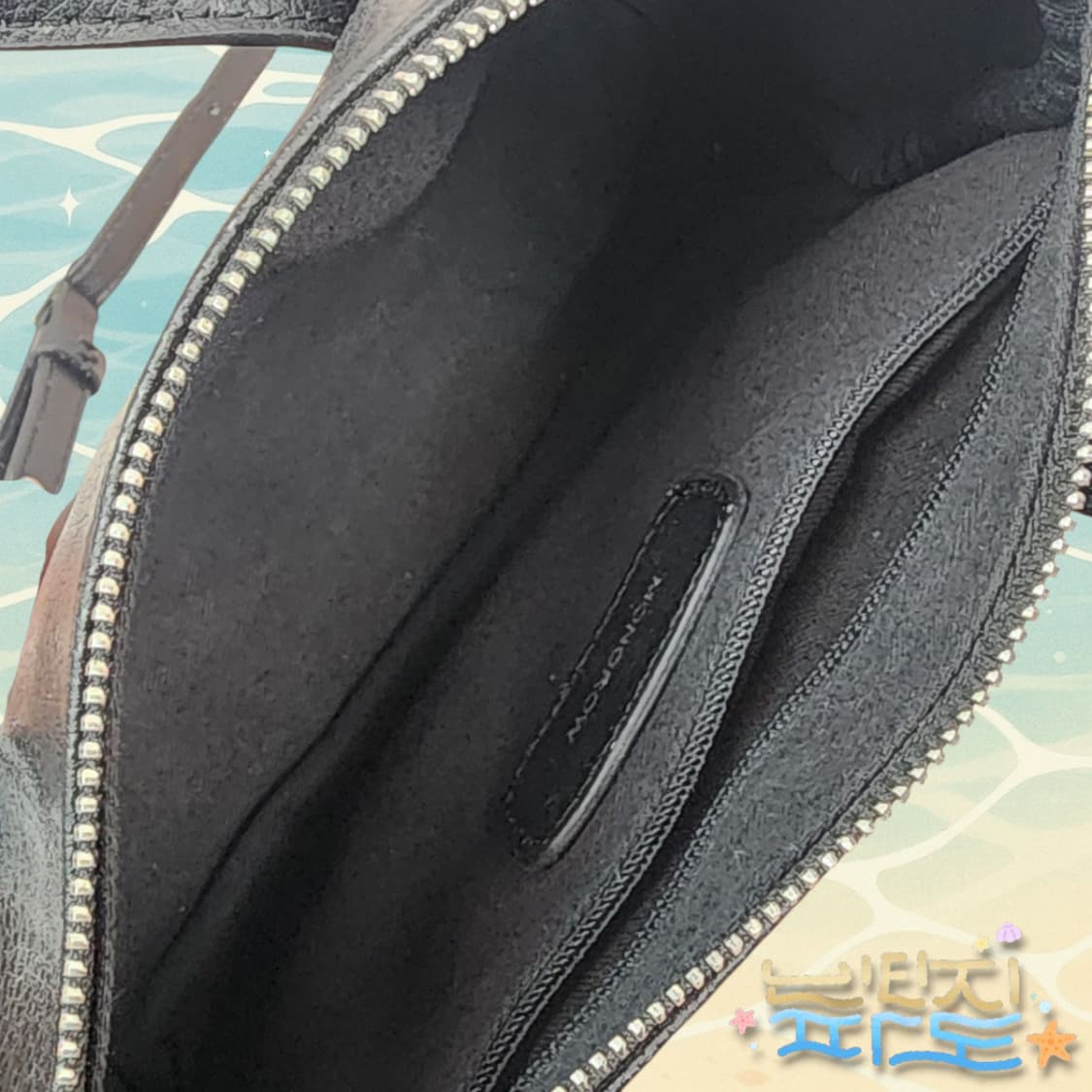 모노로우 미니 보스톤 블랙 토트 크로스백 상품이미지9