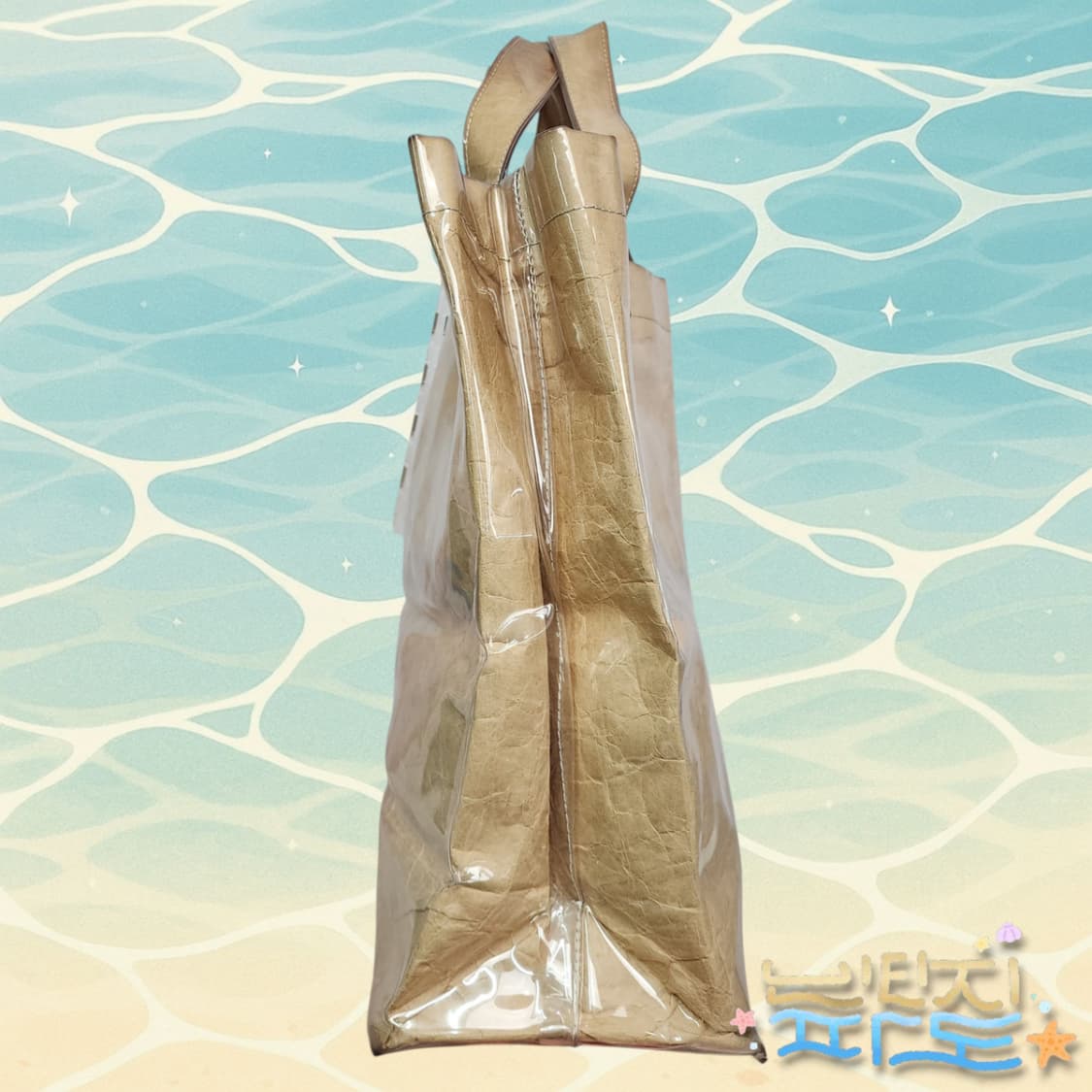 꼼데가르송 클리어 PVC 페이퍼 토트백 상품이미지3