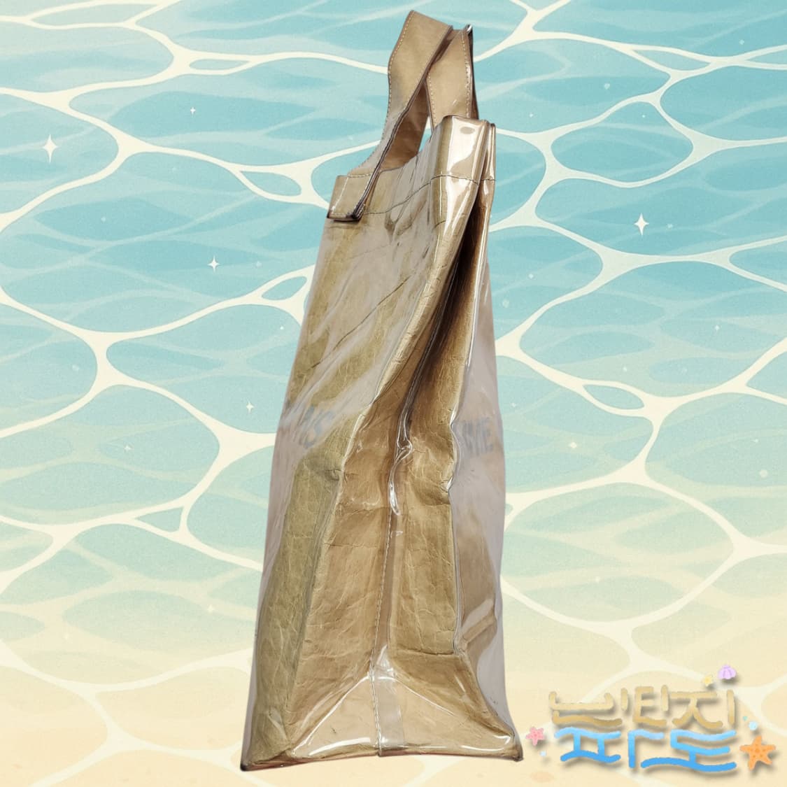 꼼데가르송 클리어 PVC 페이퍼 토트백 상품이미지4