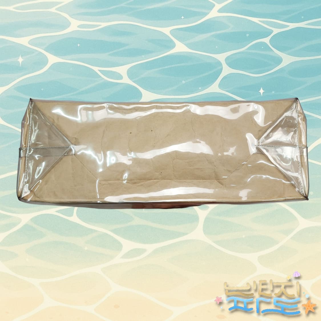 꼼데가르송 클리어 PVC 페이퍼 토트백 상품이미지5