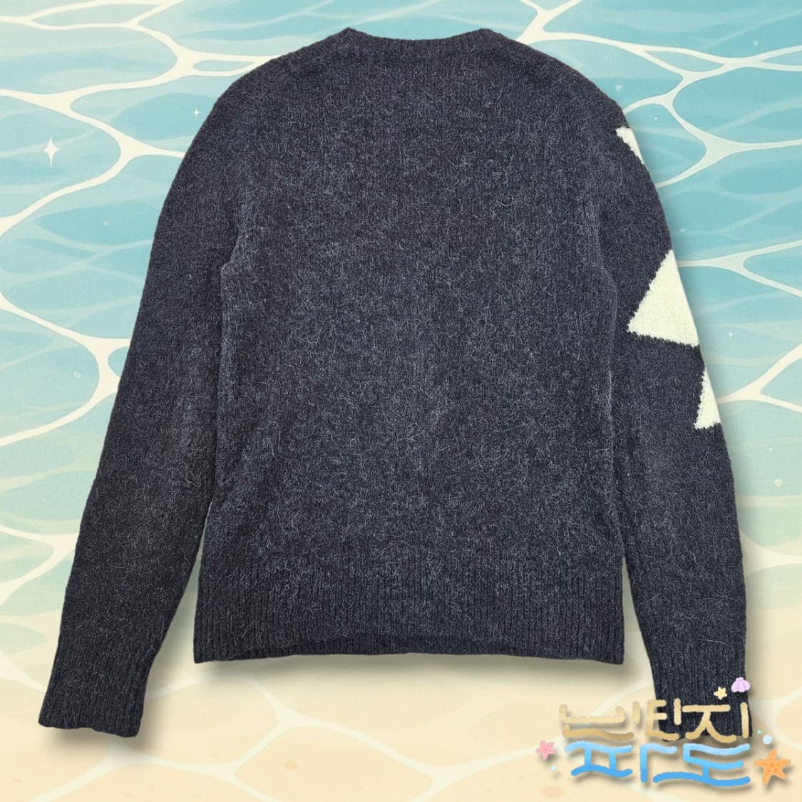 90 닐바렛 스타 알파카 모헤어 스웨터 상품이미지8