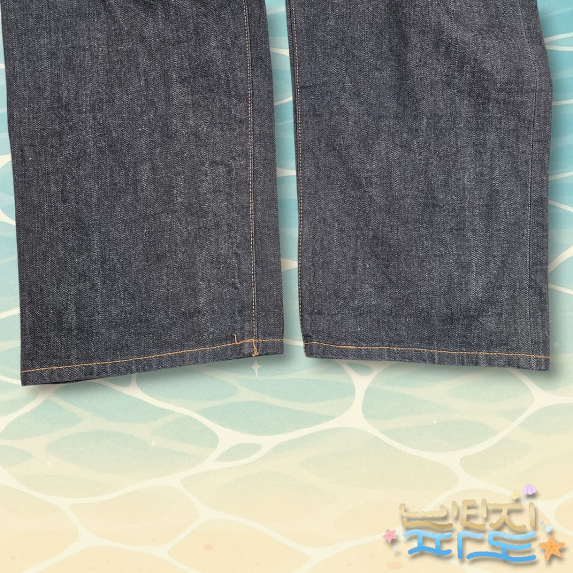 32 비슬로우 핀턱 셀비지 데님 팬츠 상품이미지3