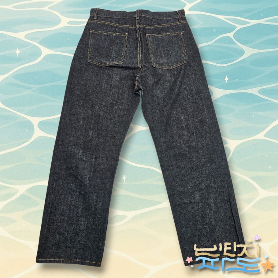 32 비슬로우 핀턱 셀비지 데님 팬츠 상품이미지8