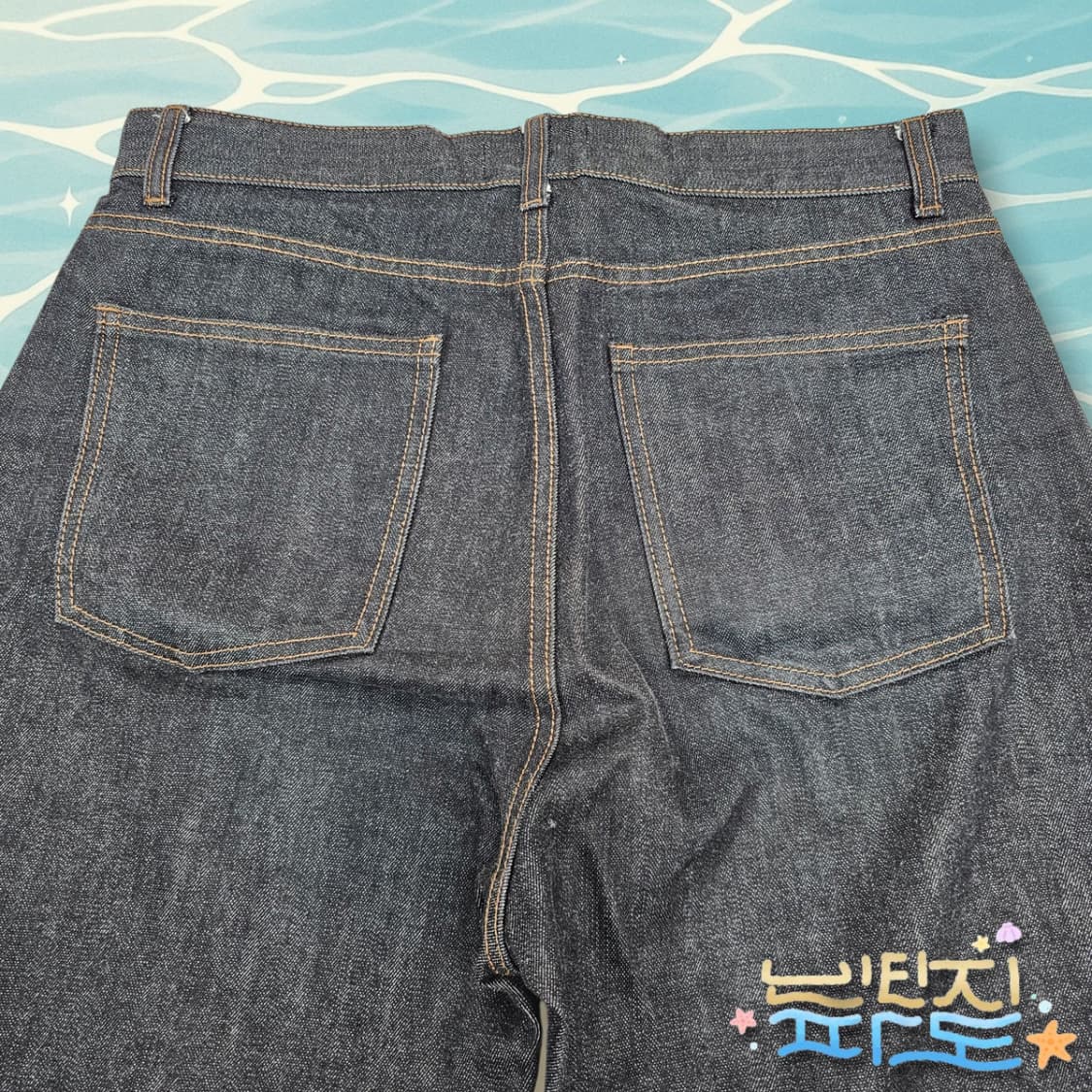 32 비슬로우 핀턱 셀비지 데님 팬츠 상품이미지9