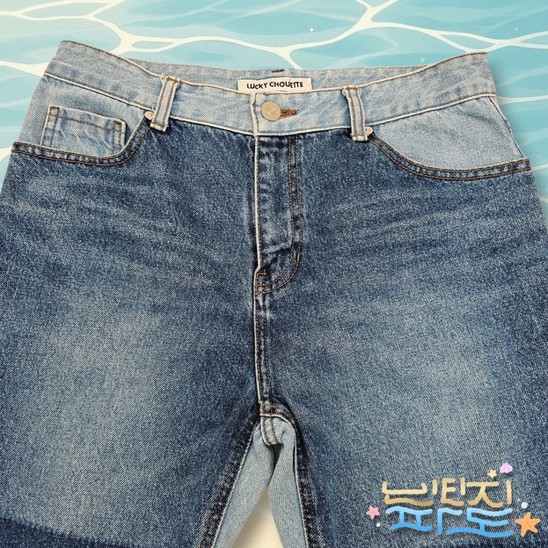 88 럭키슈에뜨 패치워크 청바지 상품이미지2