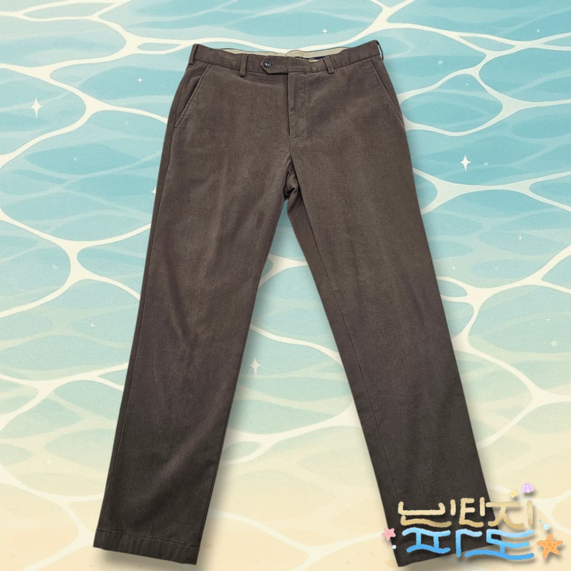 34 브룩스브라더스 슬림핏 기모 슬랙스 팬츠 상품이미지1