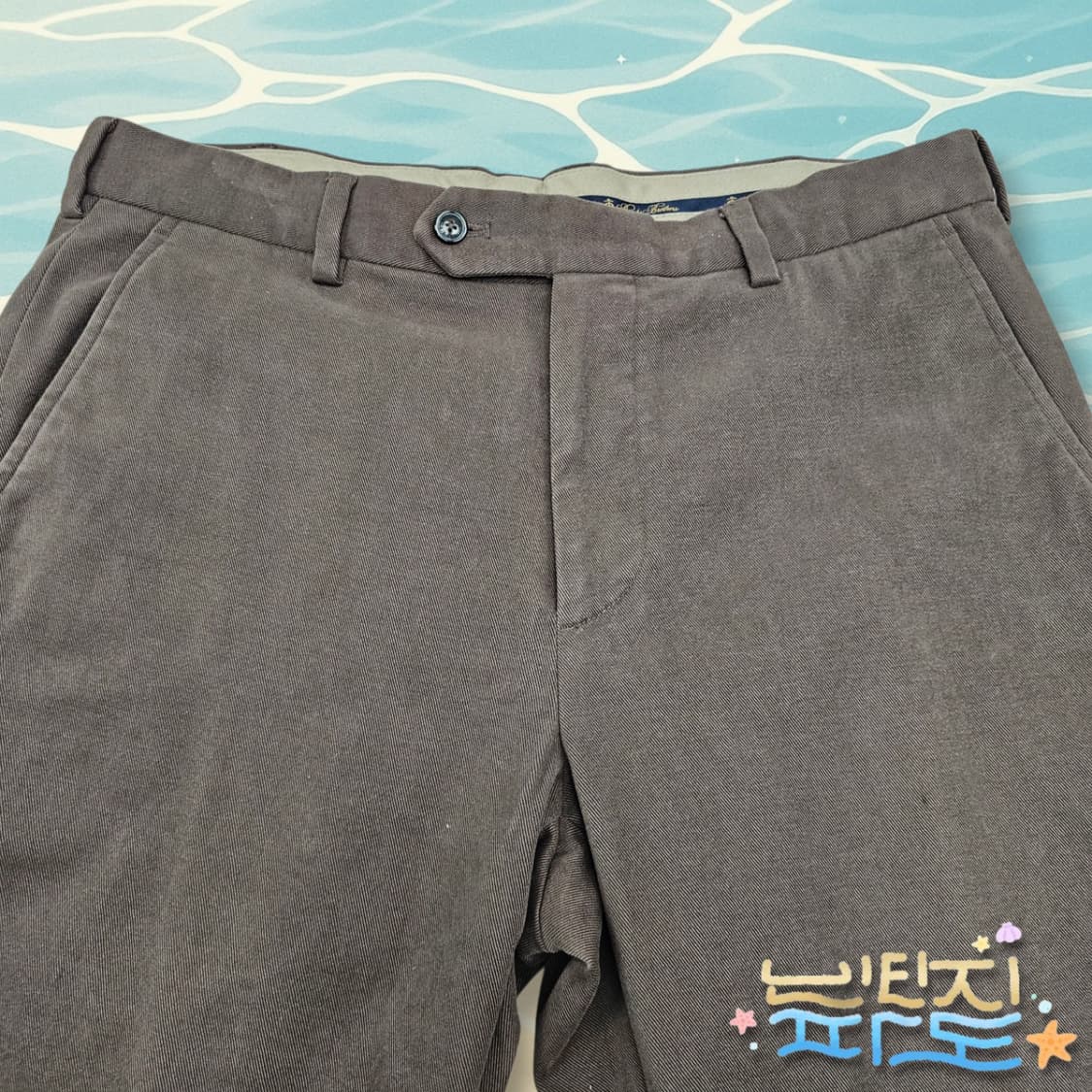34 브룩스브라더스 슬림핏 기모 슬랙스 팬츠 상품이미지2