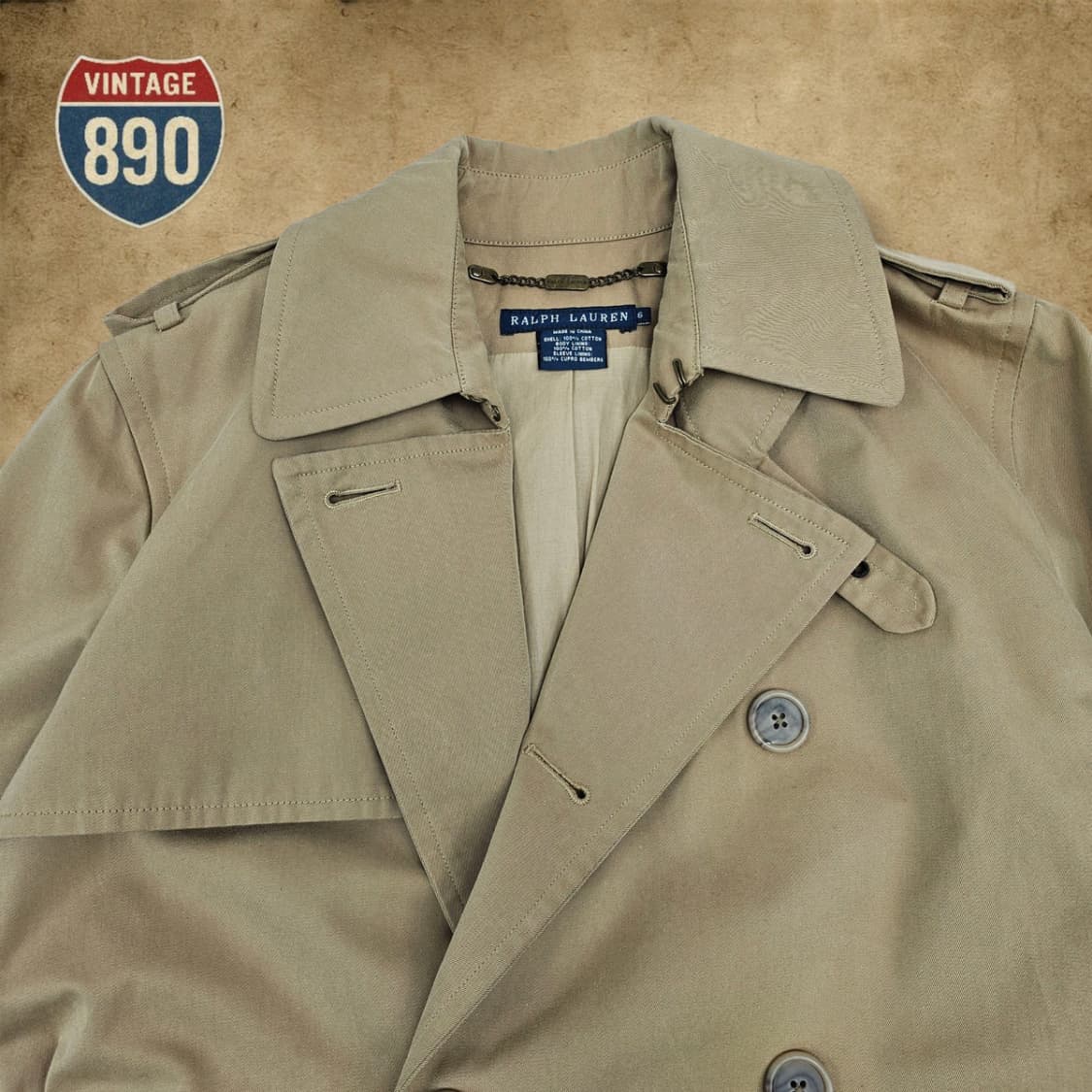 [95] Ralph Lauren 랄프로렌 트렌치 코트 상품이미지2