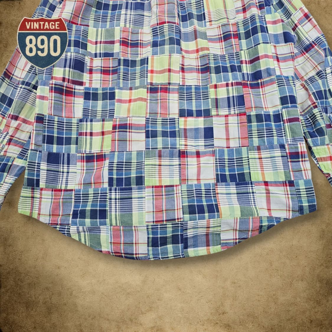 [L] 브룩스브라더스 패치워크 리젠트 셔츠 상품이미지10