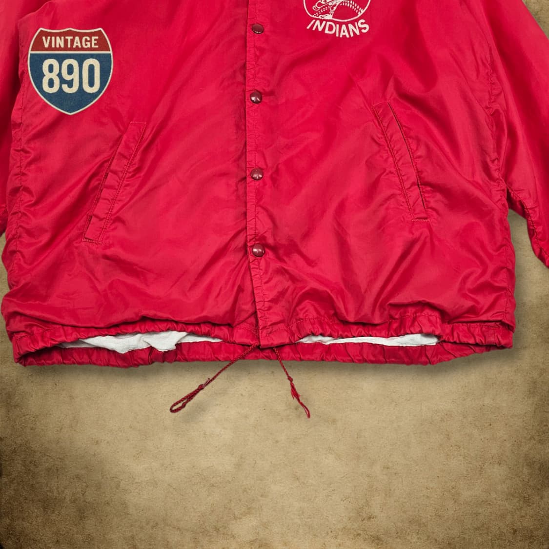[110] USA 60s Champion 챔피온 인디언즈 코치자켓 상품이미지3