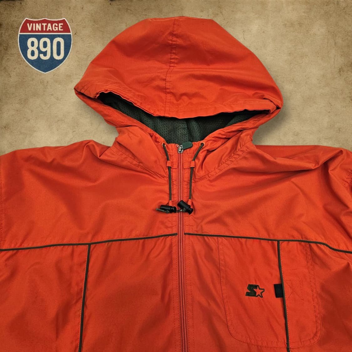 [XL] Starter 스타터 VTG 00S 오렌지 바람막이 상품이미지2