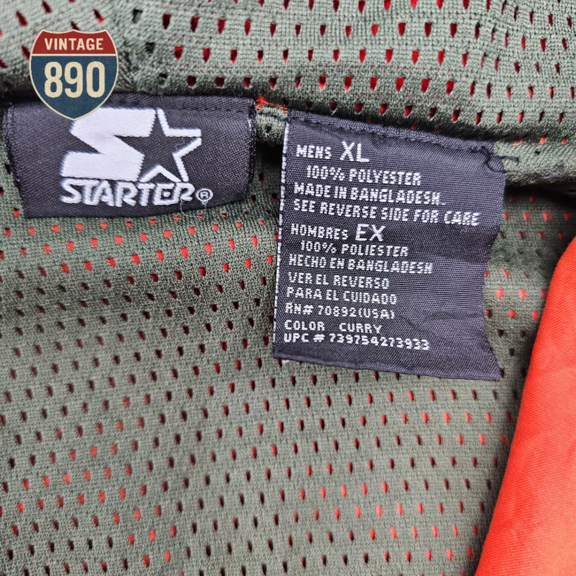 [XL] Starter 스타터 VTG 00S 오렌지 바람막이 상품이미지8