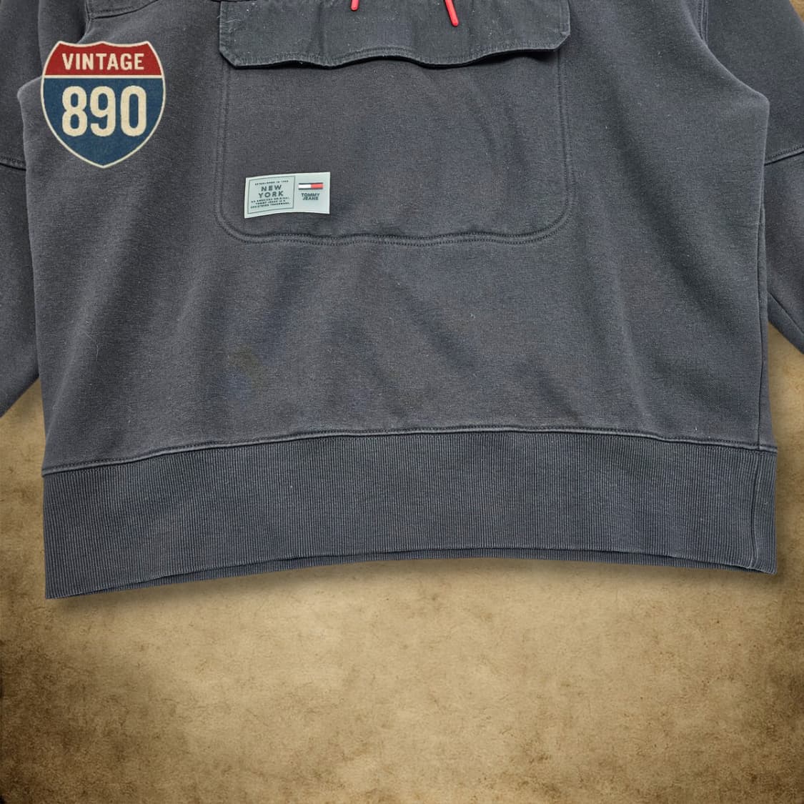 [L] Tommy Jeans 타미진스 21FW 블록 카모 후드 상품이미지3