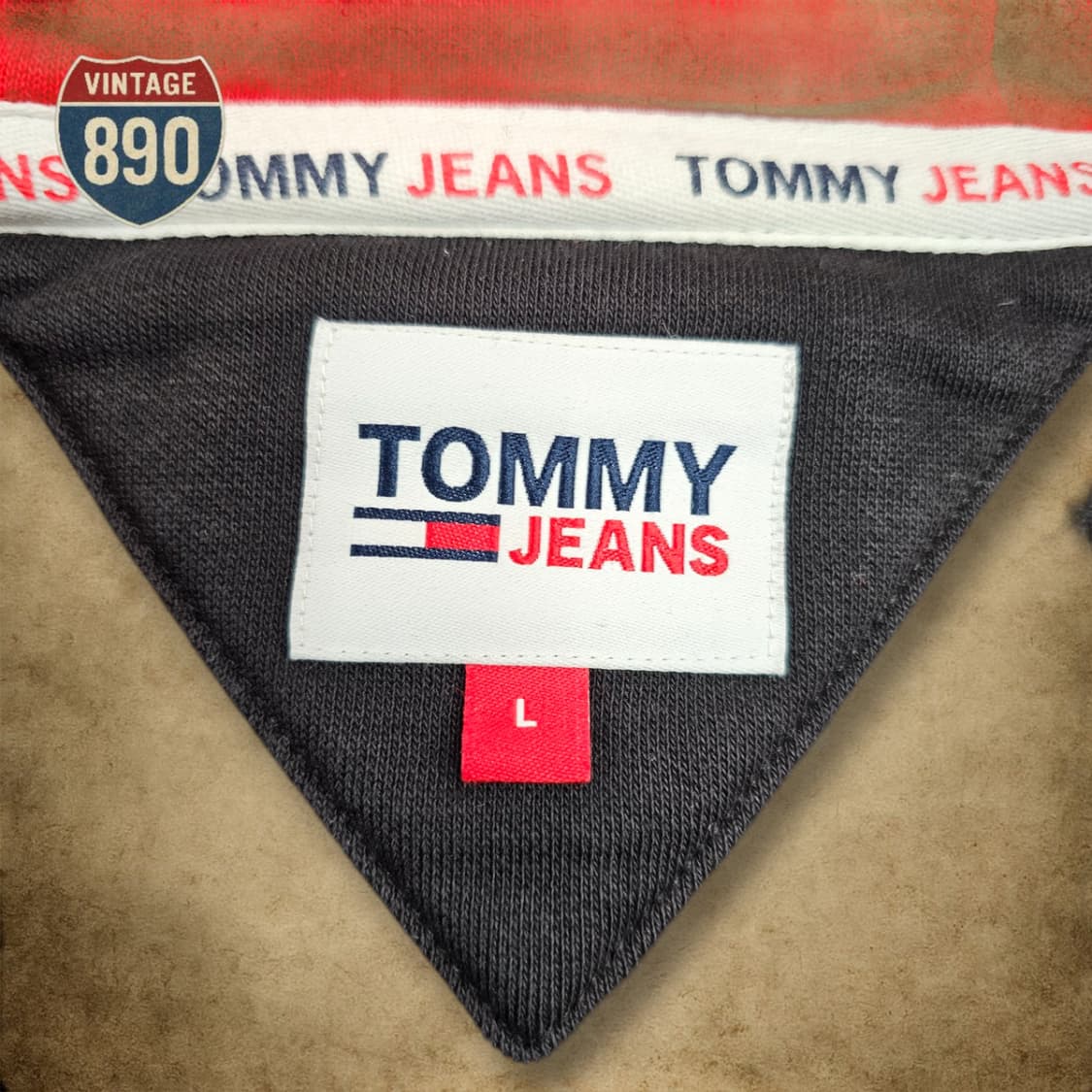 [L] Tommy Jeans 타미진스 21FW 블록 카모 후드 상품이미지7