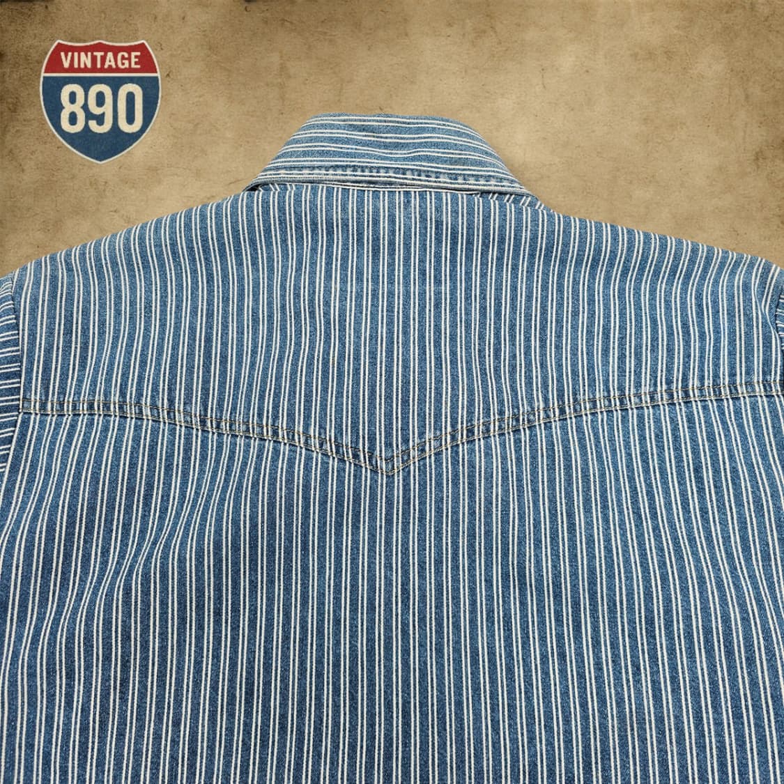 [90] Levi's 리바이스 스트라이프 웨스턴 셔츠 상품이미지8