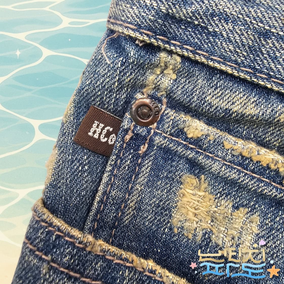 36 빈티지 홀리스터 데미지 청바지 상품이미지9