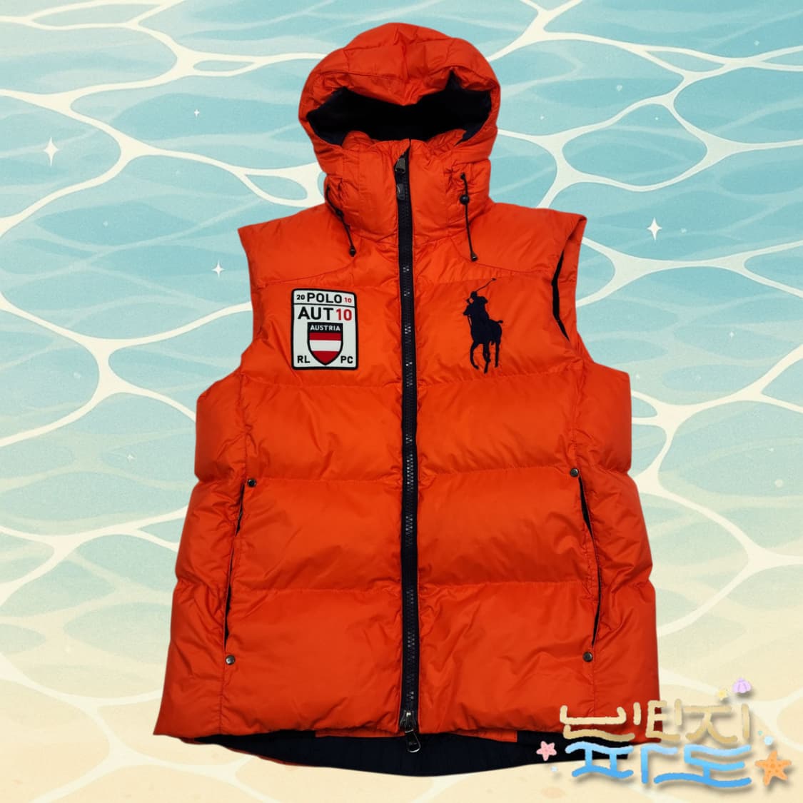 S 95 POLO 폴로 오스트리아 빅포니 푸퍼 패딩 베스트 상품이미지1